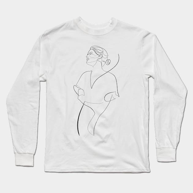 Keep On Dreaming Long Sleeve T-Shirt by Ida d'Augustina